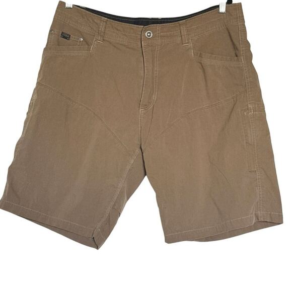 Kuhl Konfidant Air Short Mens Size 38 Dark Khaki #5103 Hiking Oudoors Casual EUC - Picture 4 of 14